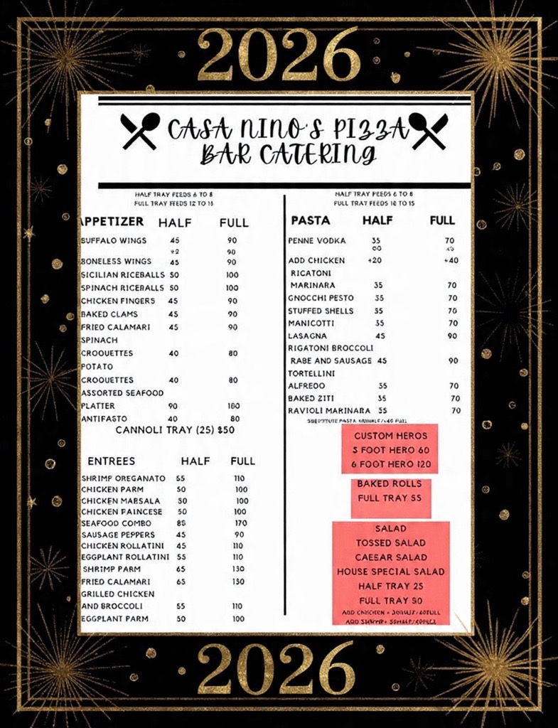 Casa Nino's Holiday Catering