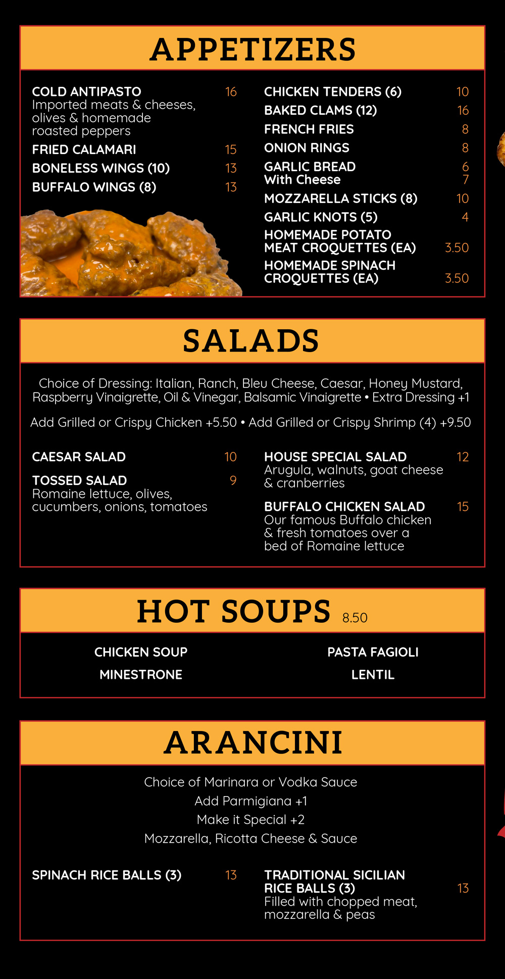 Casa Nino's food photos